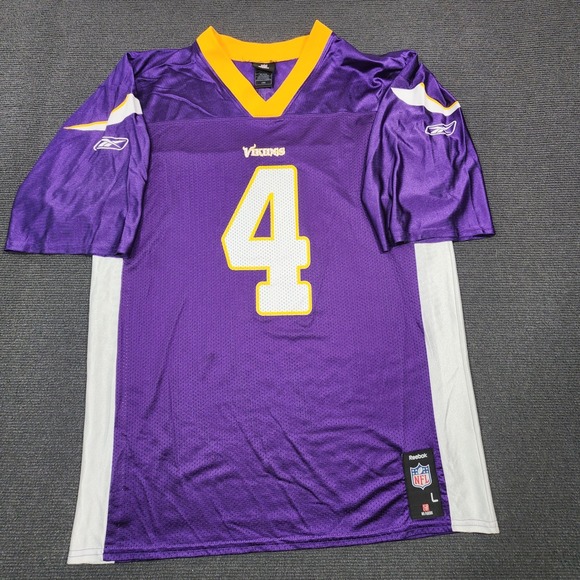 Reebok Other - Reebok NFL Football Jersey Mens Large Purple Brett Favre #4 Minnesota Vikings